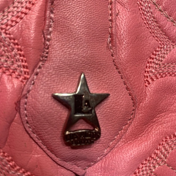 Los Altos Woman’s 9.5 Pink Eel skin Pointed Toe Cowboy Boots Barbie Cowgirl fun - Picture 10 of 15